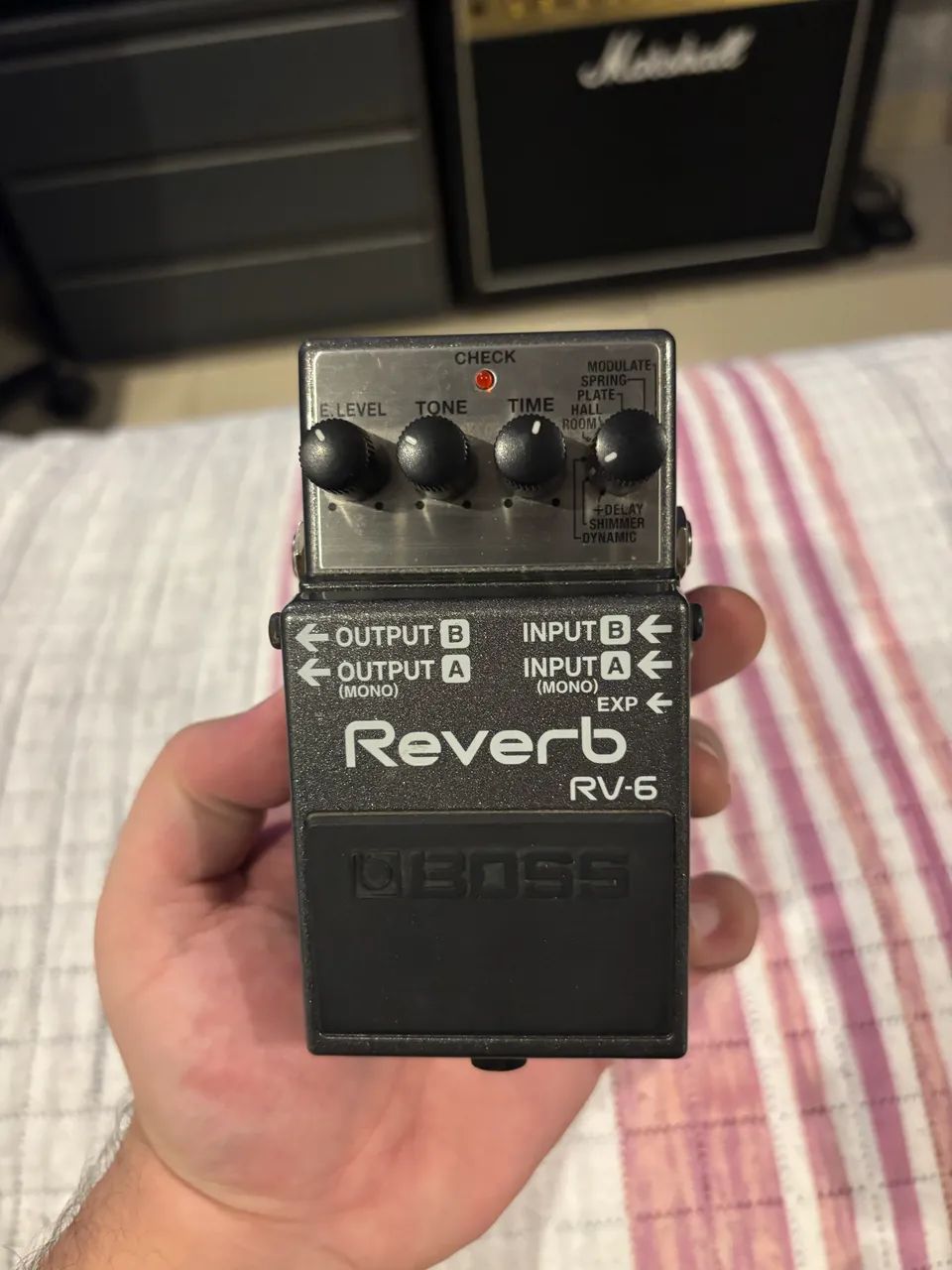 PEDAL REVERB BOSS RV-6 R$999,00 - Instrumentos musicais