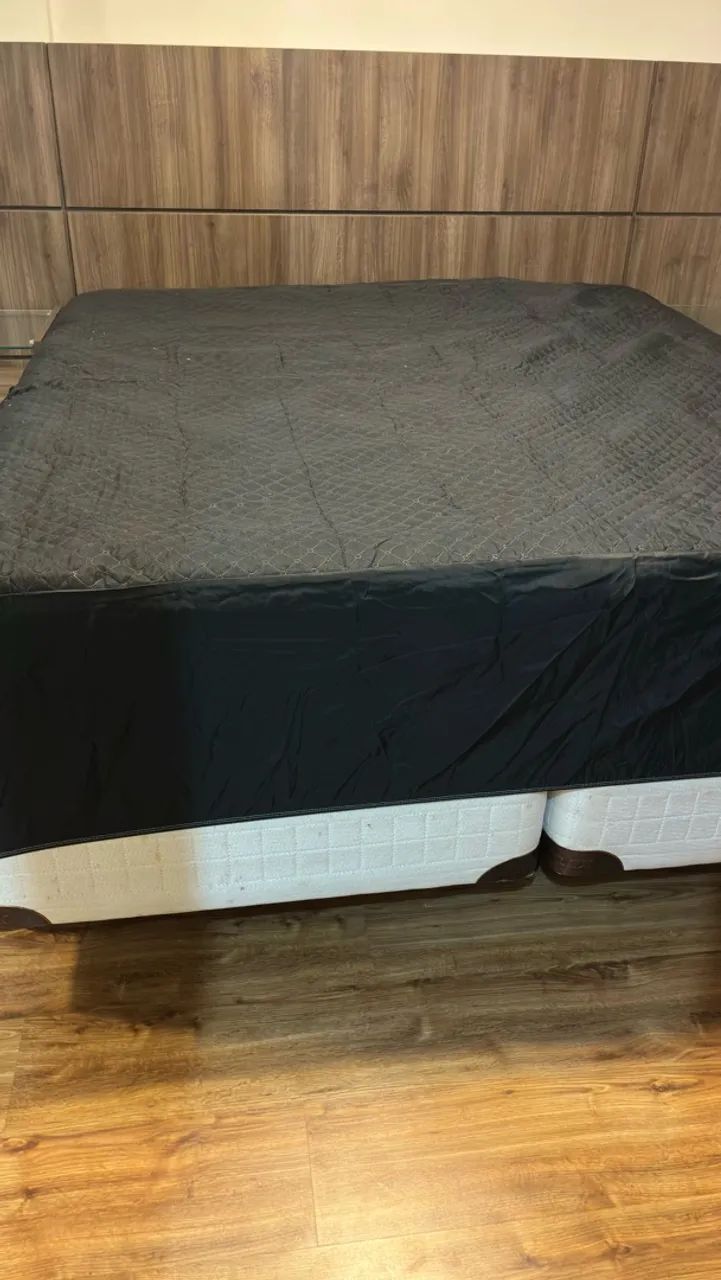 Cama King com colchão  - Foto 2