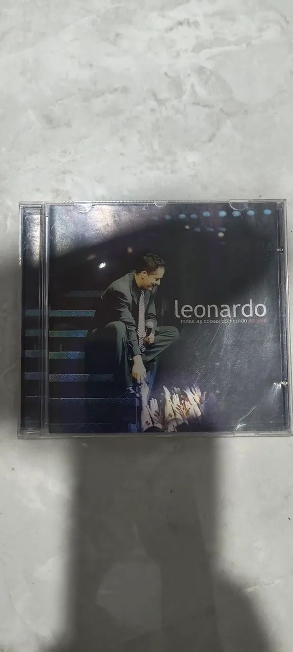Cd Leonardo Ao Vivo - Todas as coisas do Mundo - Original 