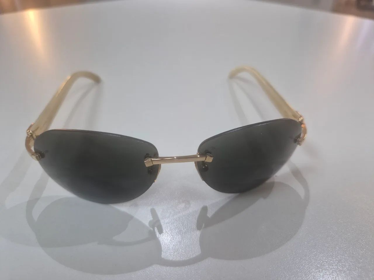 Óculos de sol da marca Cartier vintage - Foto 2