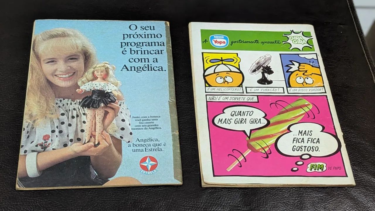 Lote 2 Gibis Magali (Editora Globo) - Anos 80/90 + Propagandas