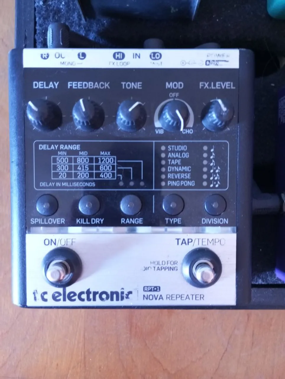 nova delay tc electronic