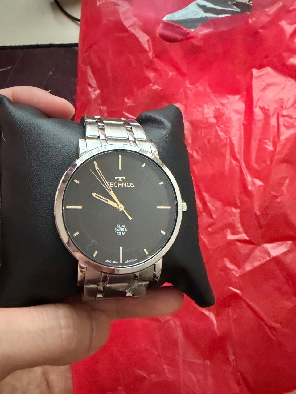 Relógio Technos Slim Safira 50m - Foto 3