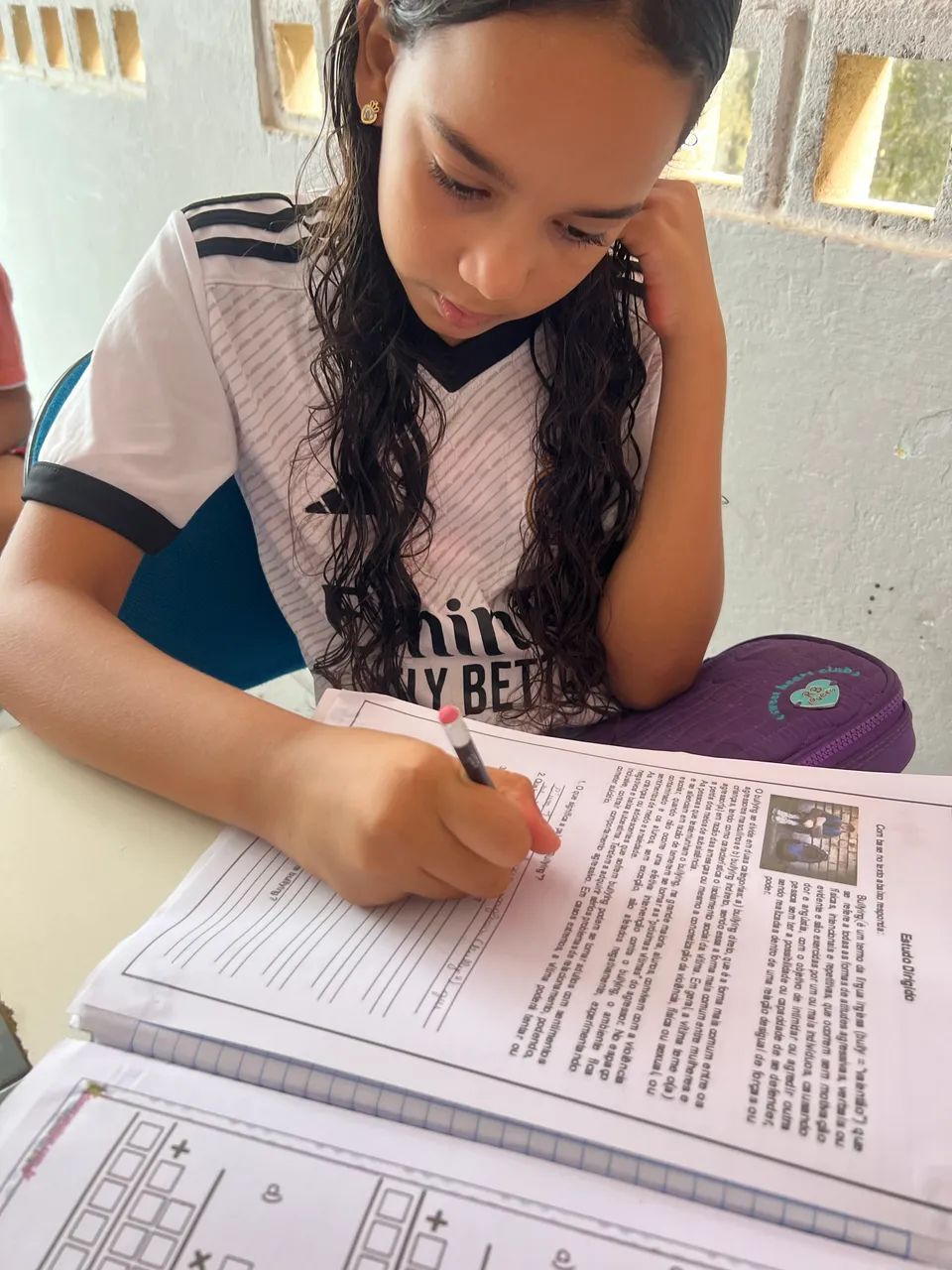 Reforço escolar no Valentina
