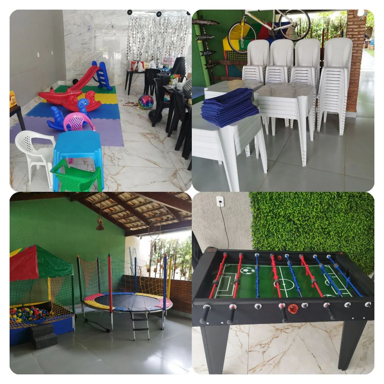 Locação de Pula-Pula, Mesas, Brinquedos e Decorações. - Foto 3