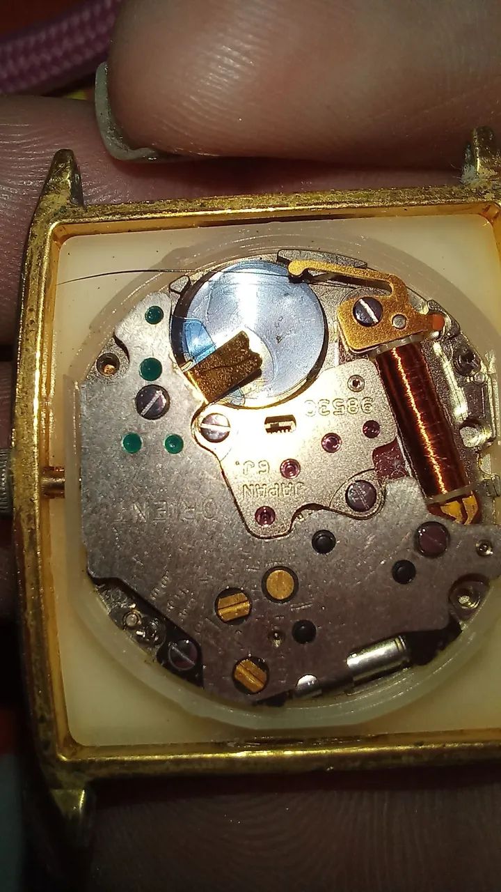 Relógio Orient Quartz Vintage - Banhado a Ouro (Ref. 1985403A - Foto 2