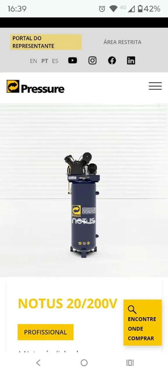 Compressor 5cv  20pes TRF 