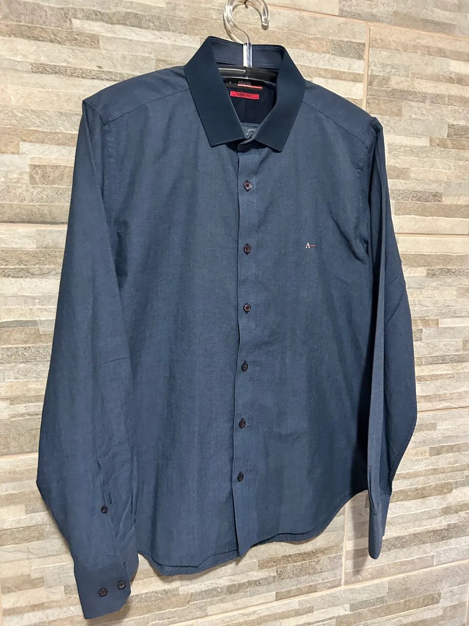 Camisa casual azul Aramis G - Foto 3