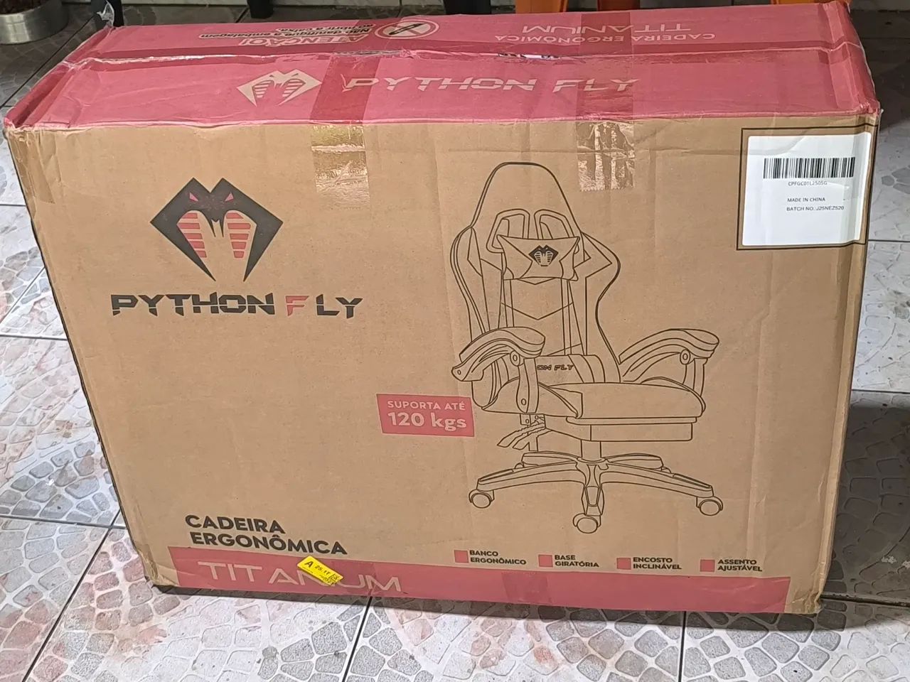 Cadeira gamer python fly nova lacrado  - Foto 3