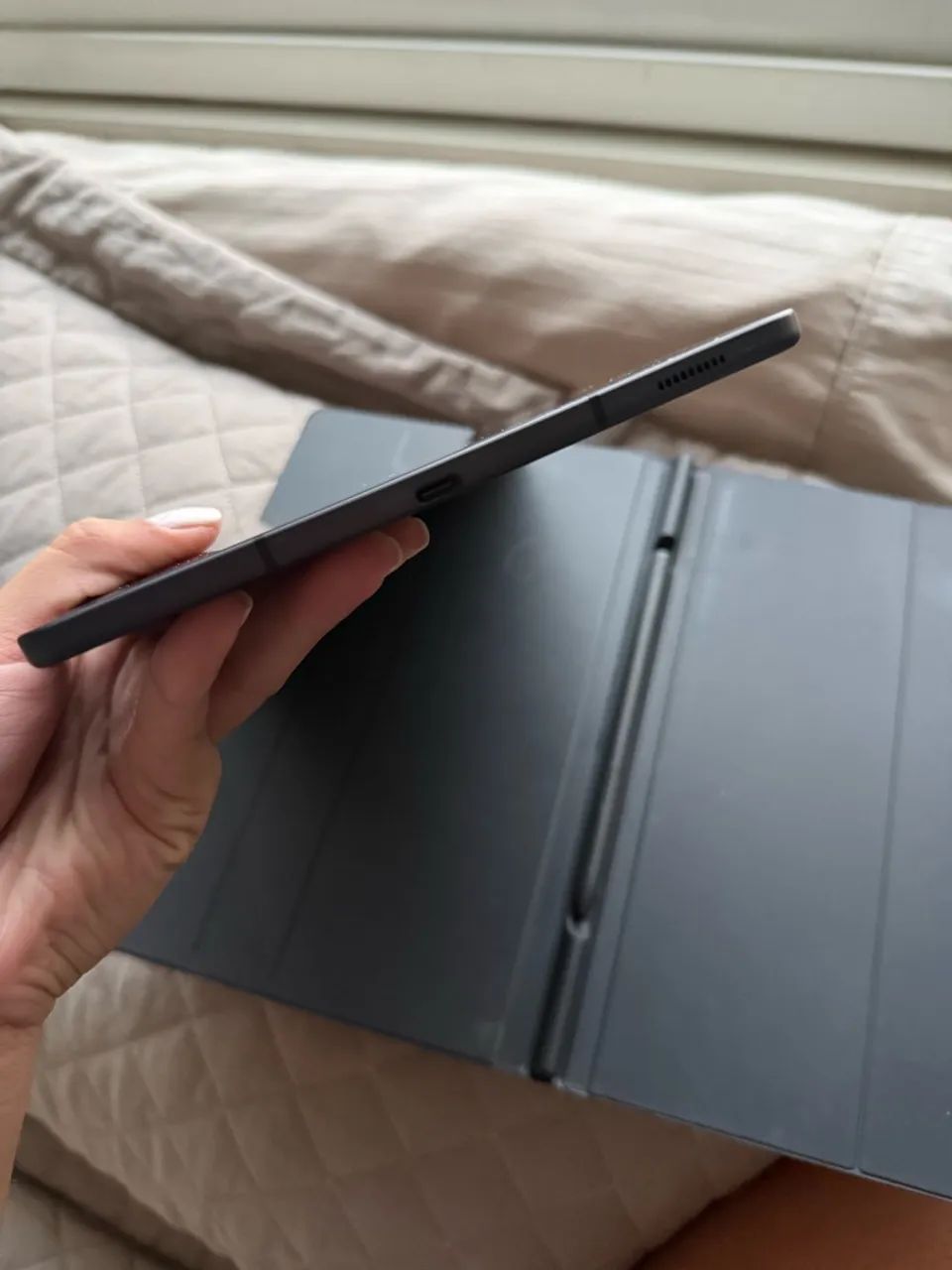 Tablet Samsung S6 lite preto - Foto 5