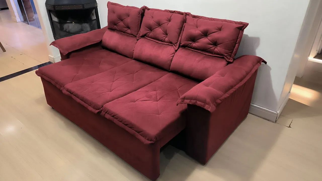 Sofa retrátil 2m excelente estado - Foto 2