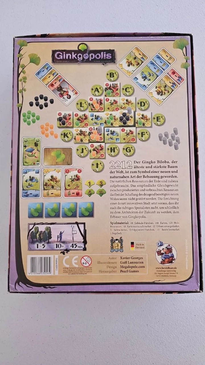 Board Game Ginkgopolis (importado) - Jogo Tabuleiro - Foto 3