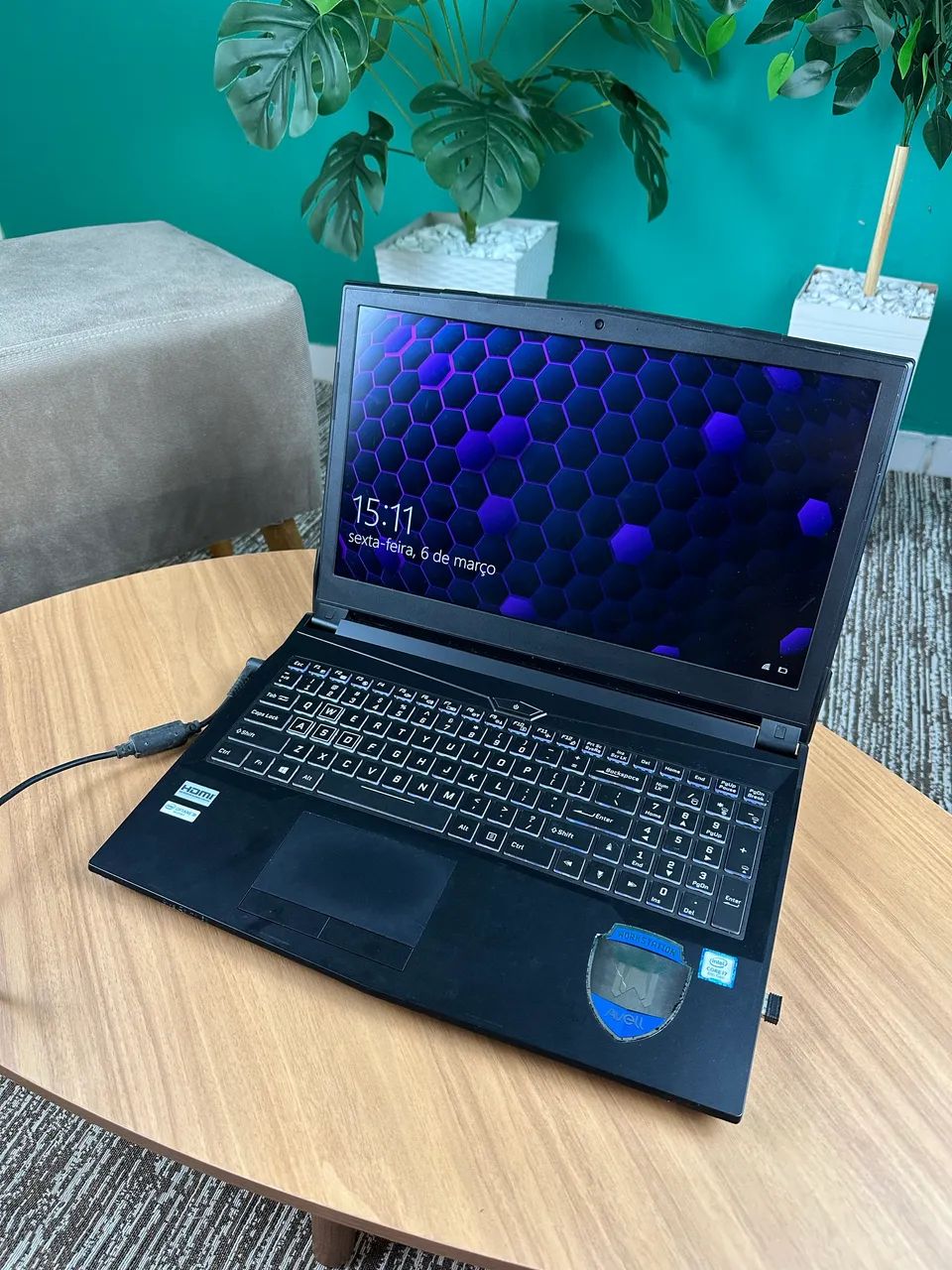 Notebook Avell A64 Core I7 32gb Ram/ Gtx1060 6gb