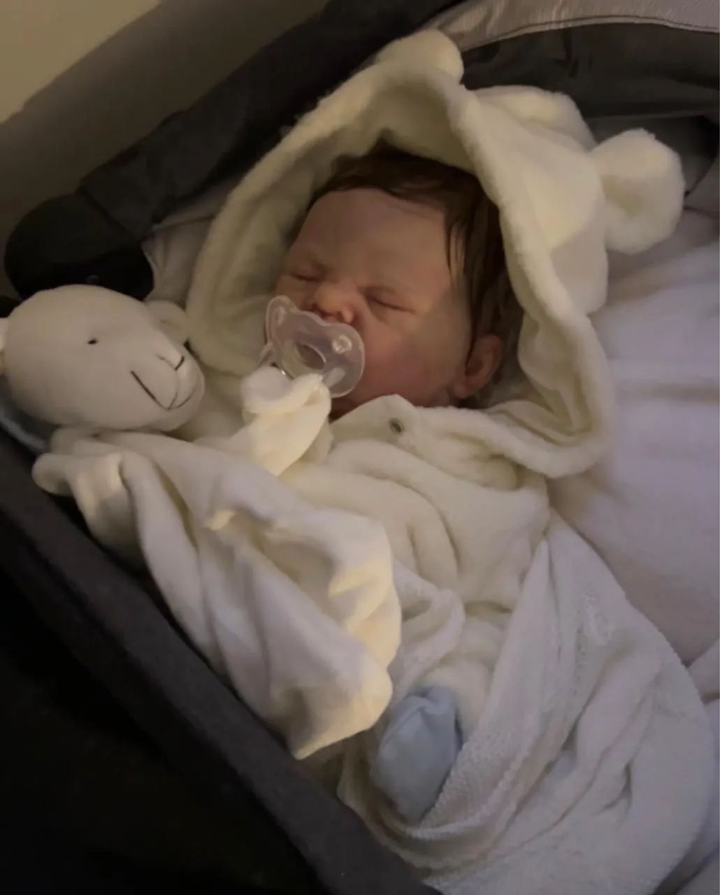Bebê reborn de silicone sólido menino - Foto 2