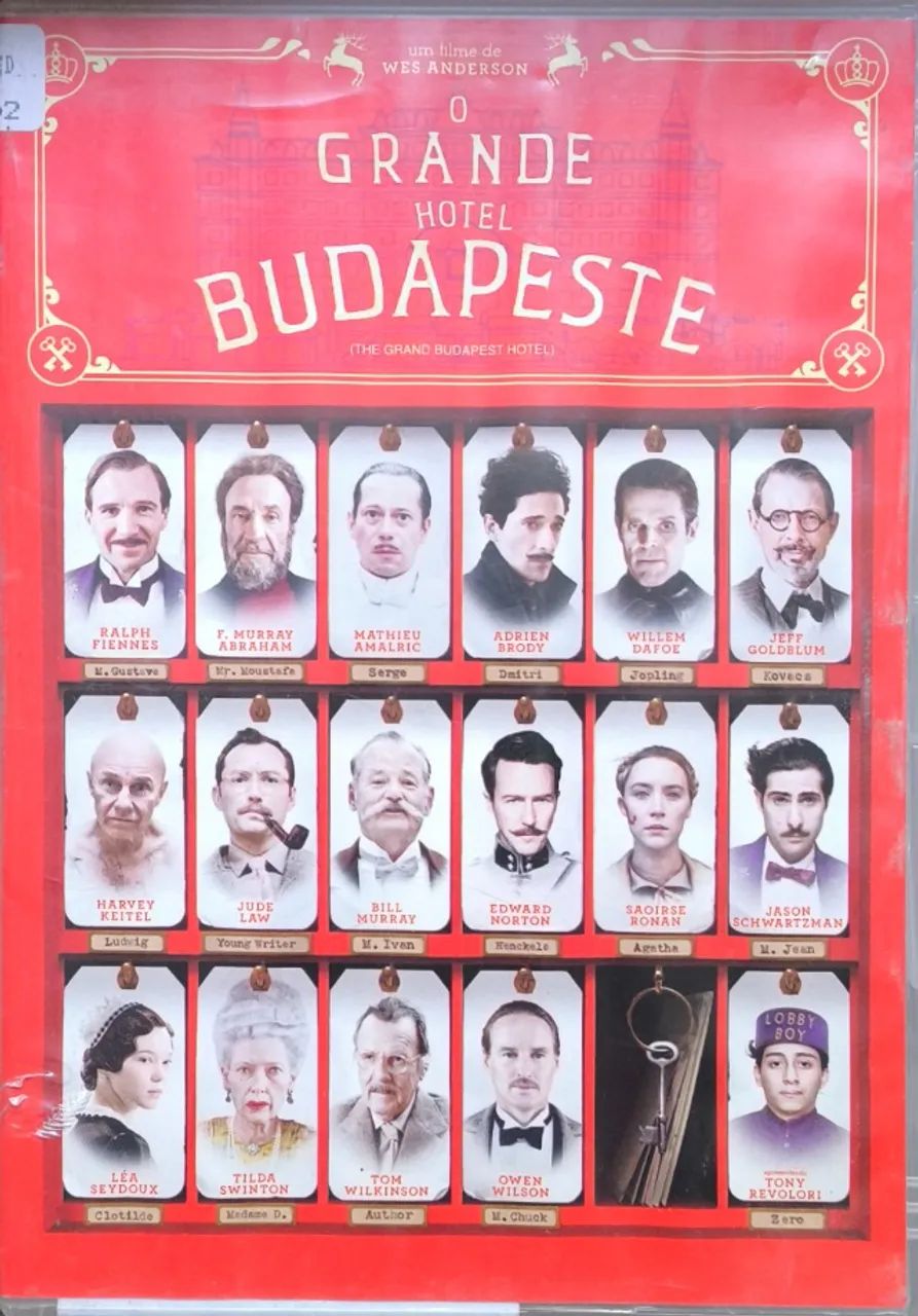 O Grande Hotel Budapeste DVD