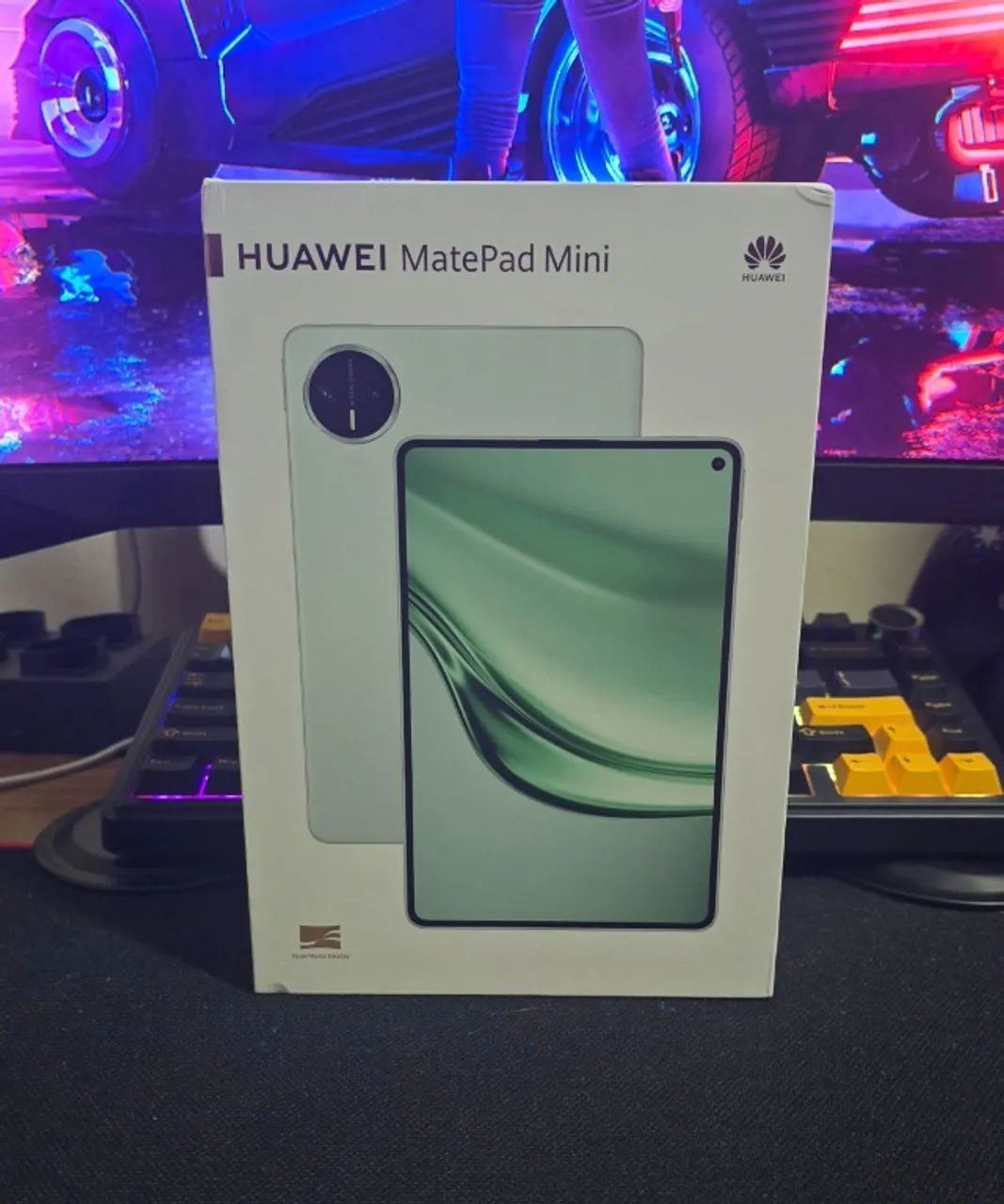 Huawei MatePad Mini PaperMatte Edition 12/256GB verde + Capa Folio e Teclado