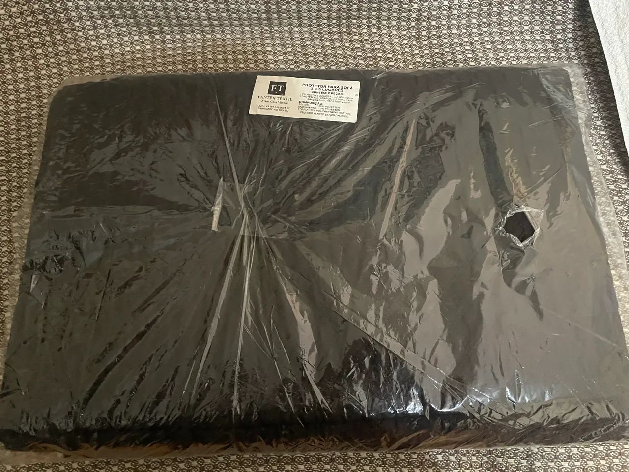 KIT PROTETOR PARA SOFÁ DE 2 E 3 LUGARES MATELADO COM LAÇO E BOLSO - Foto 2