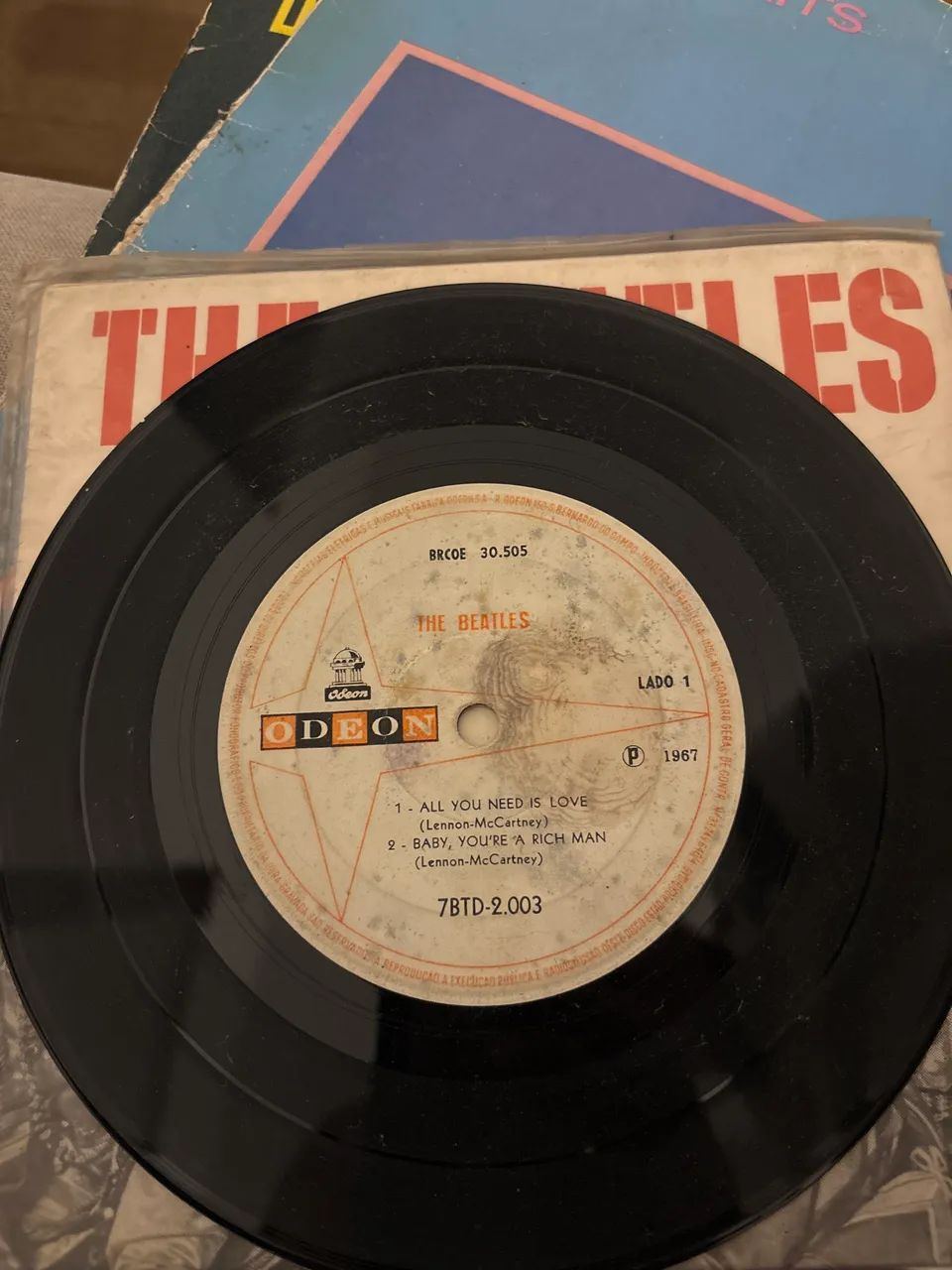the beatles long play 33 compacto - Foto 3