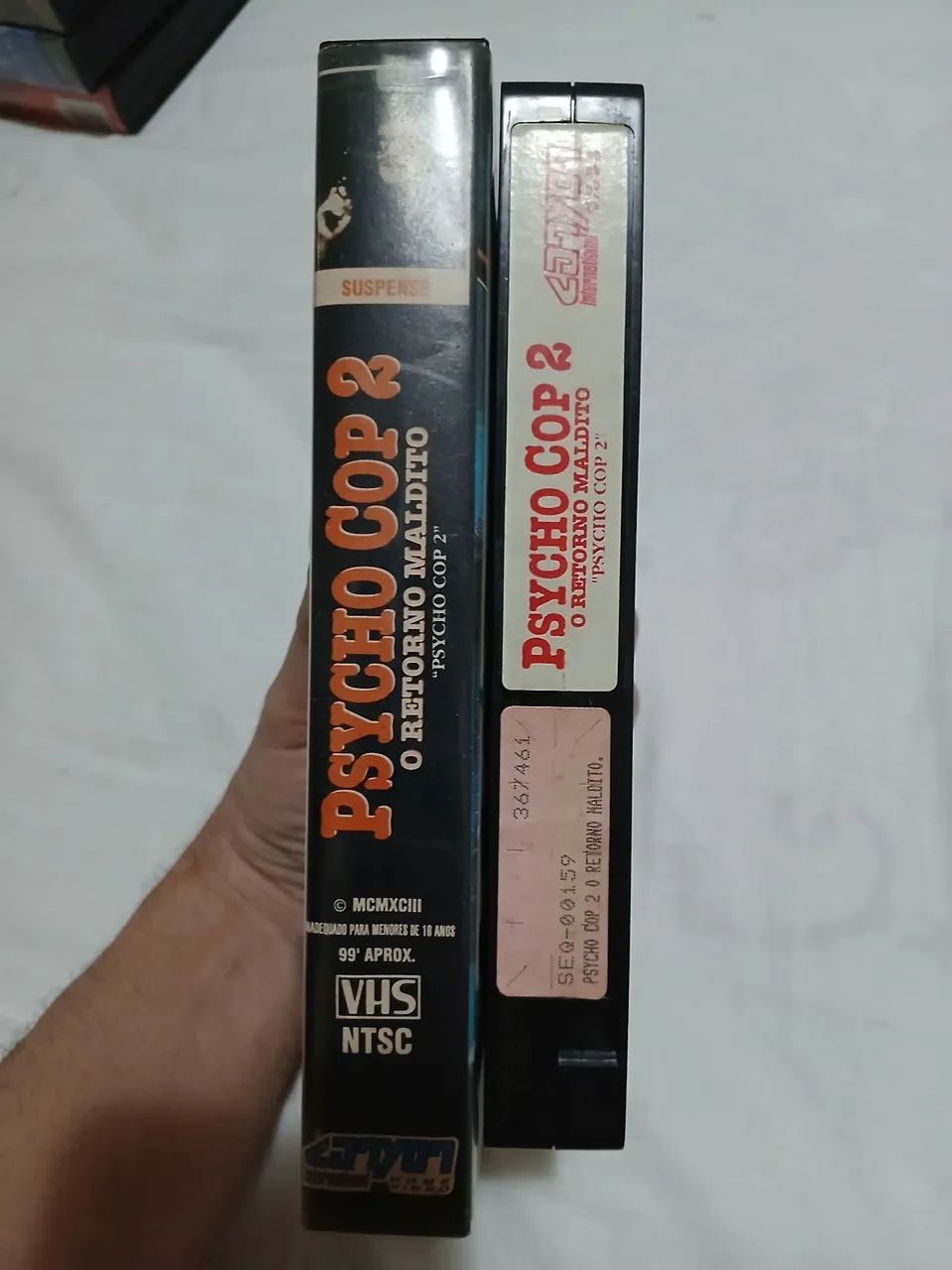 SEPARADO Vhs psycho cop 2 retorno maldito terror raro - Foto 2