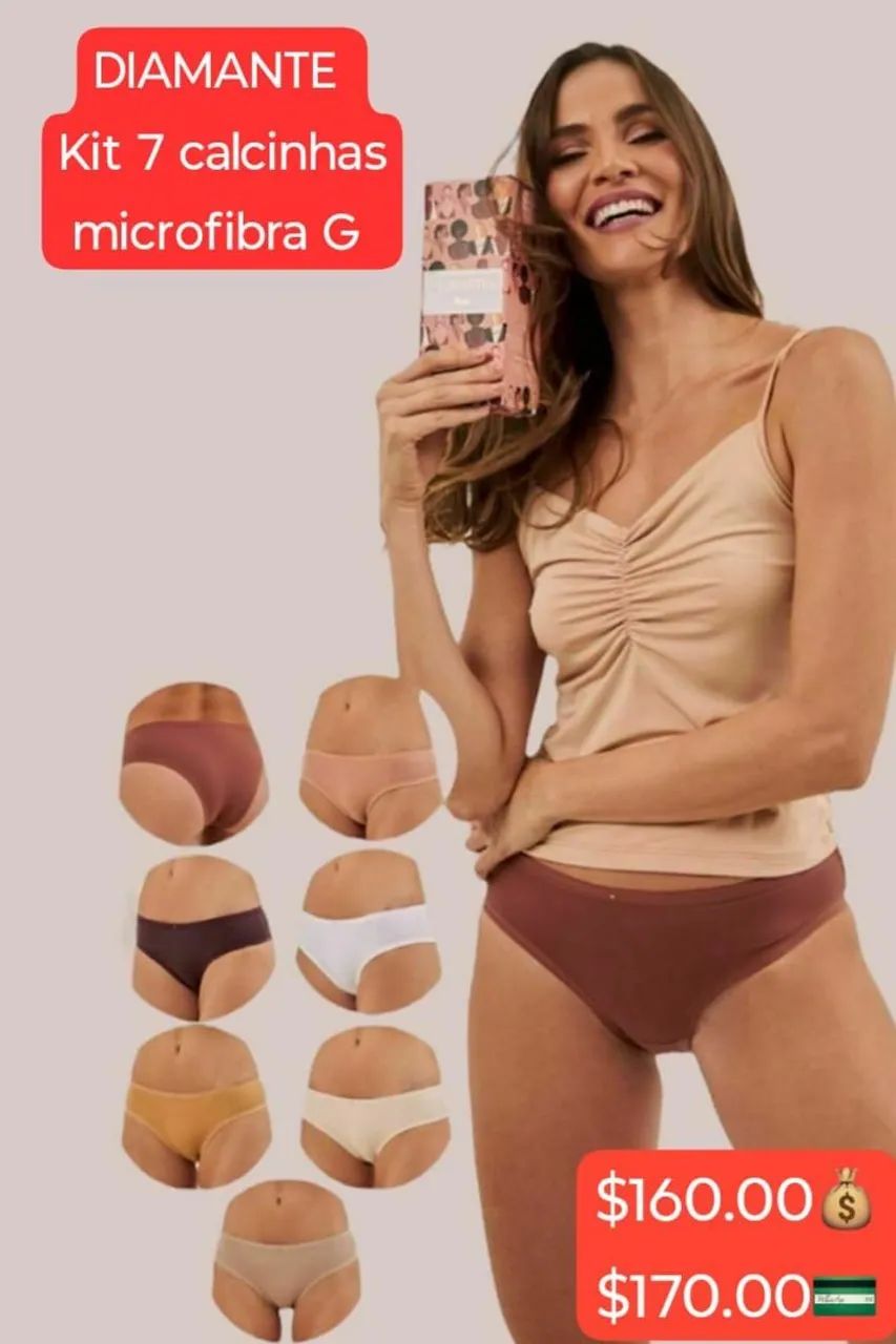 Kit 7 calcinhas diamante  - Foto 2