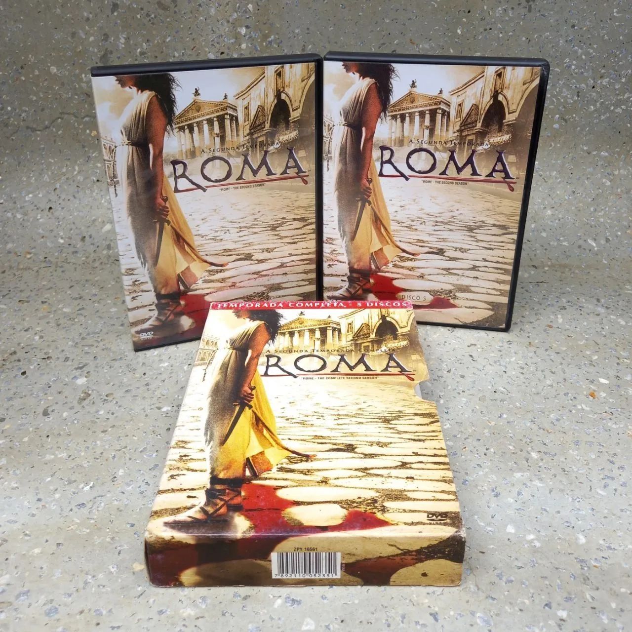 DVD Roma 1ª e 2ª Temporada Completas - Lote HBO - 11 Discos - Original - Foto 4