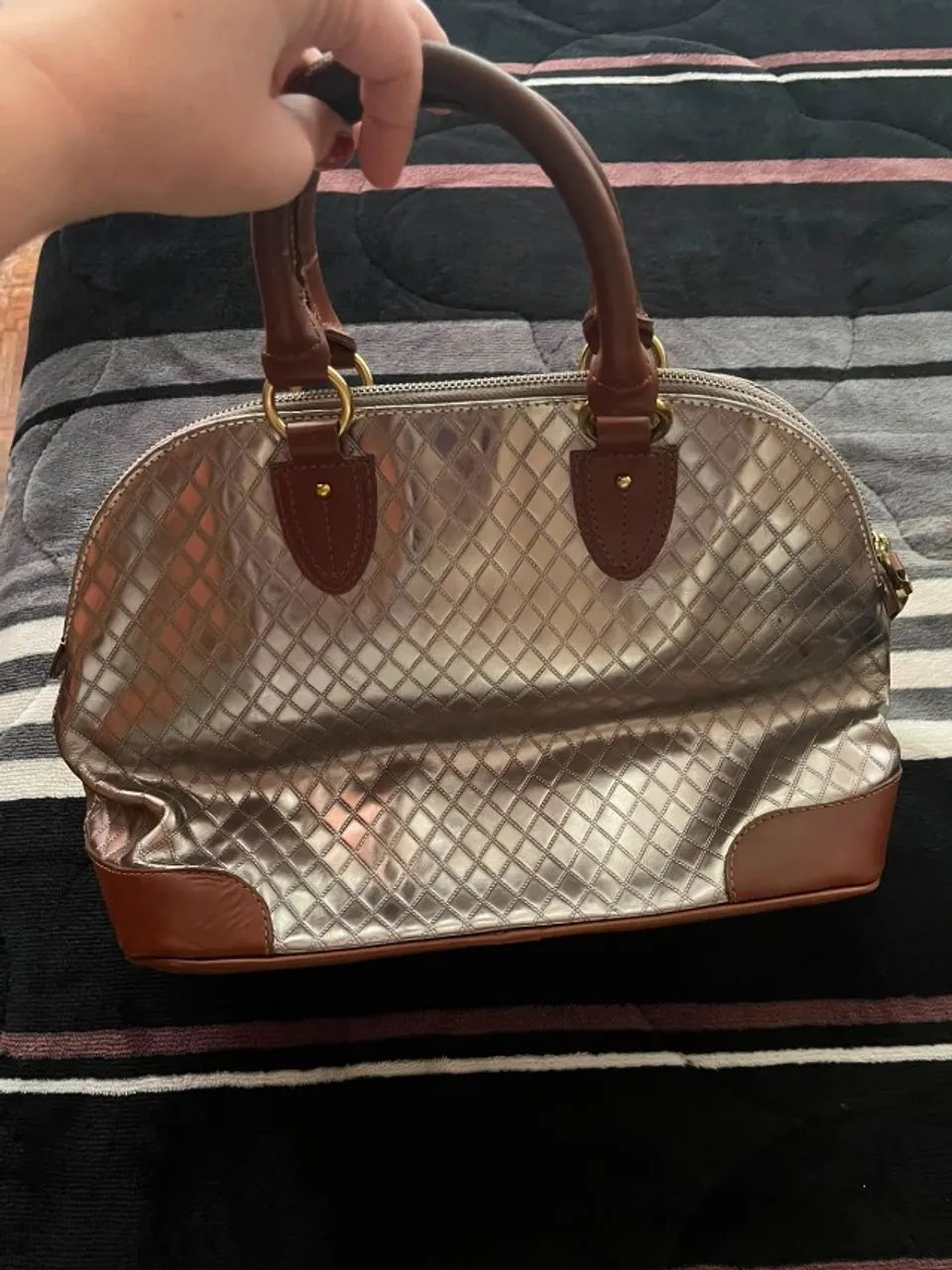 Bolsa em couro - excelente estado! - Foto 2