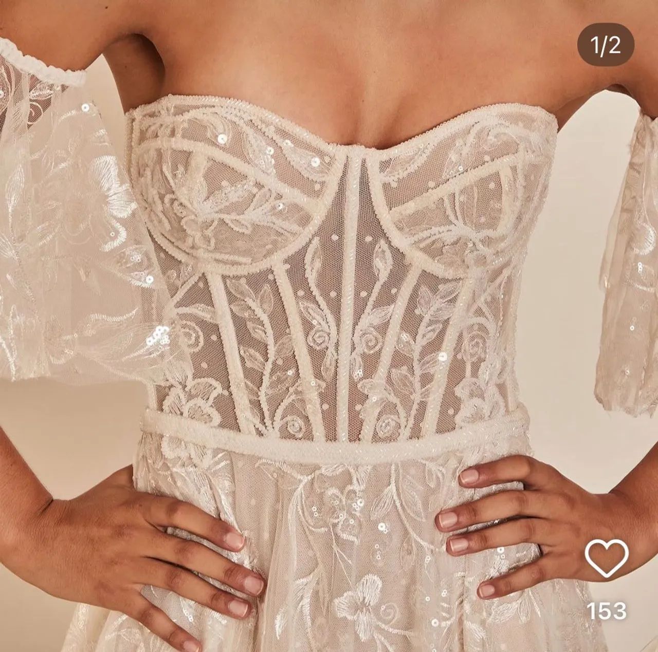Vestido de Noiva Tomara que Caia,Marca My Vintage Dress