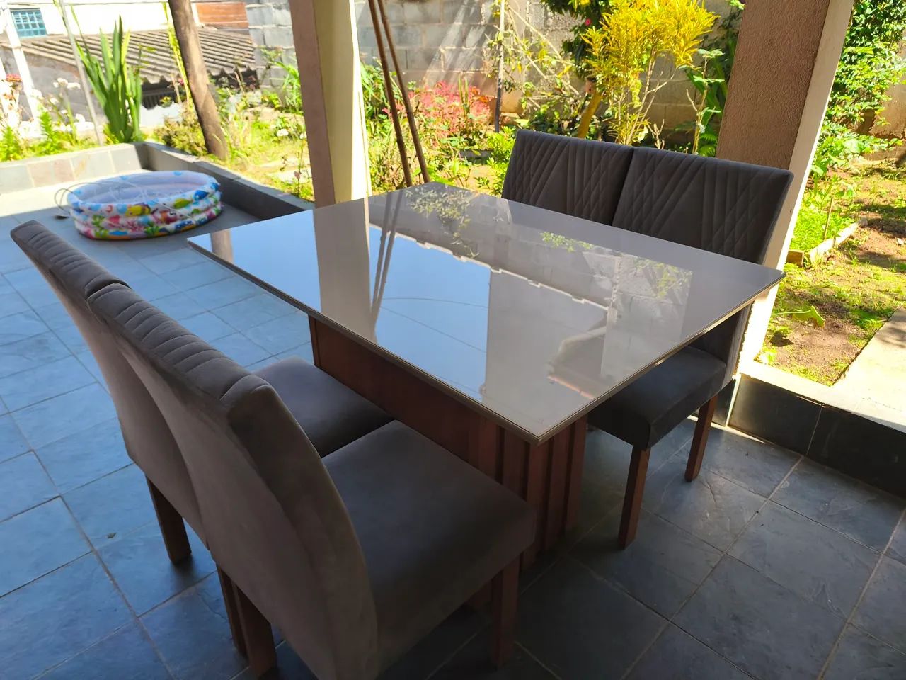 Mesa de jantar 4 cadeiras  - Foto 2