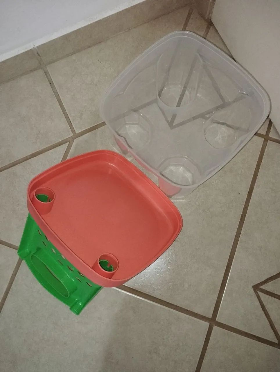 Cadeirinha infantil desmontável porta objetos  - Foto 4