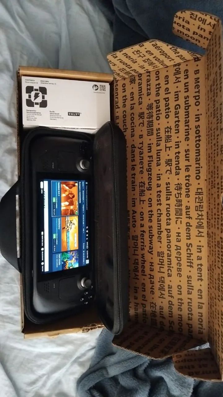 Steam Deck LCD 64GB Completo + Caixa + Case Original - Foto 5