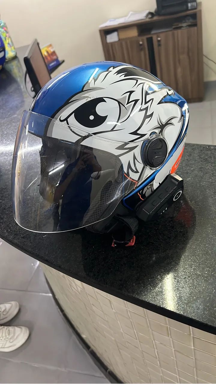 Capacete + intercomunicador  - Foto 2
