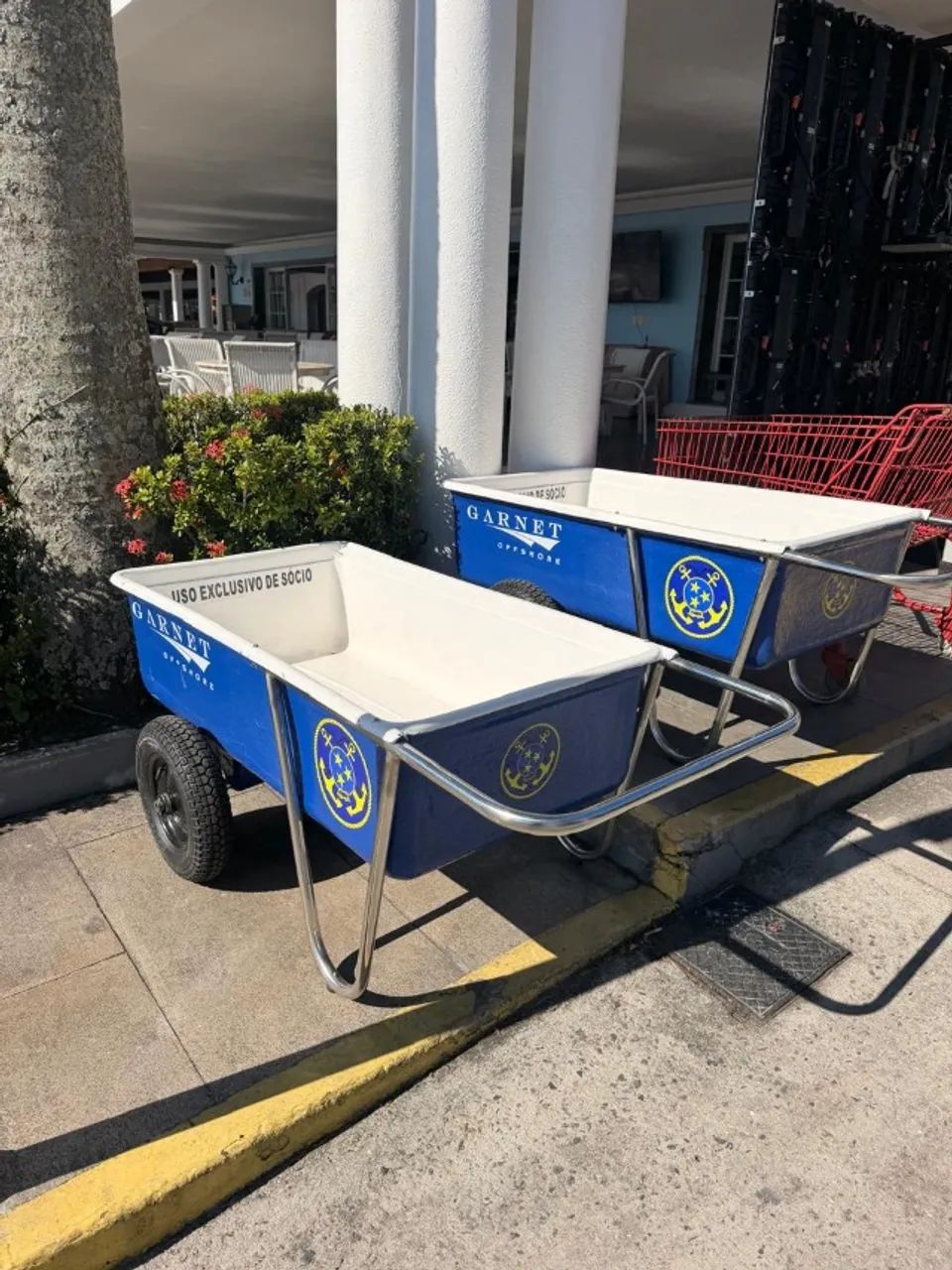 CARRINHO DE CARGA PARA MARINAS