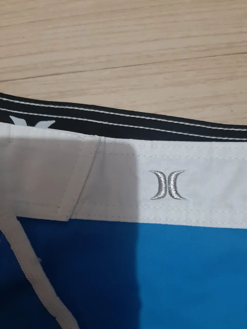 Bermuda Hurley Tam 56 Plus Size Azul Claro - Foto 2