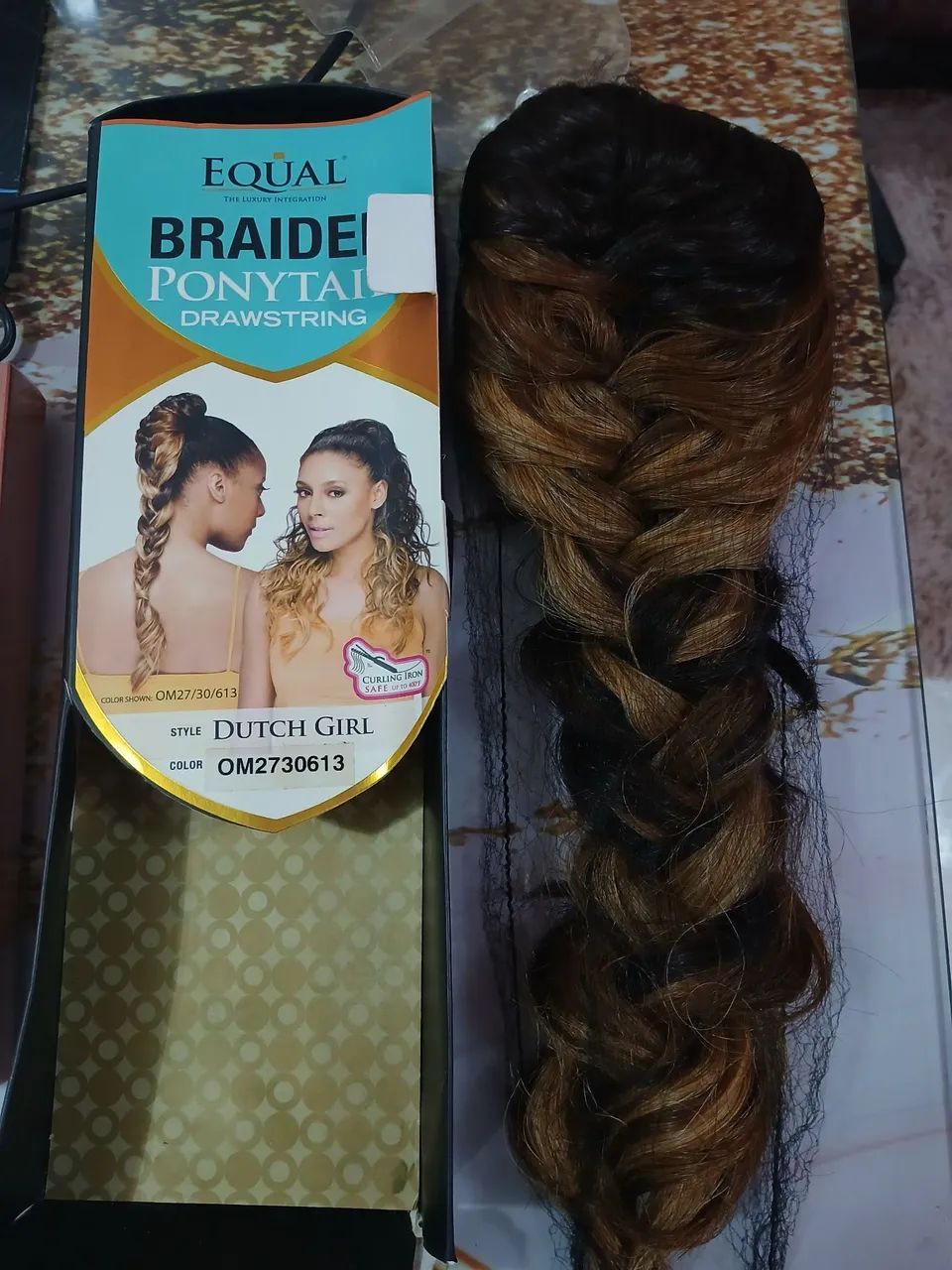 Trança de cabelo semi natural de presilha - Foto 3
