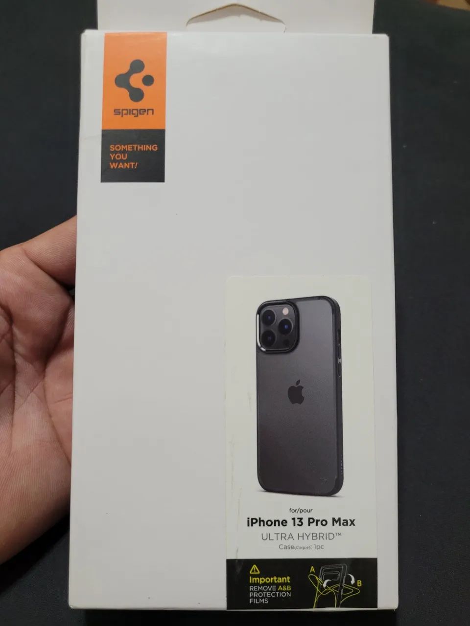 Capa para celular Spigen Ultra Hybrid para iPhone 13 Pro Max