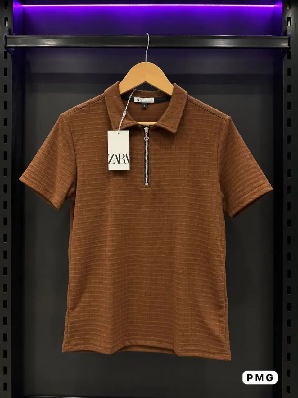 Gola Polo Zara com Zíper  - Foto 4
