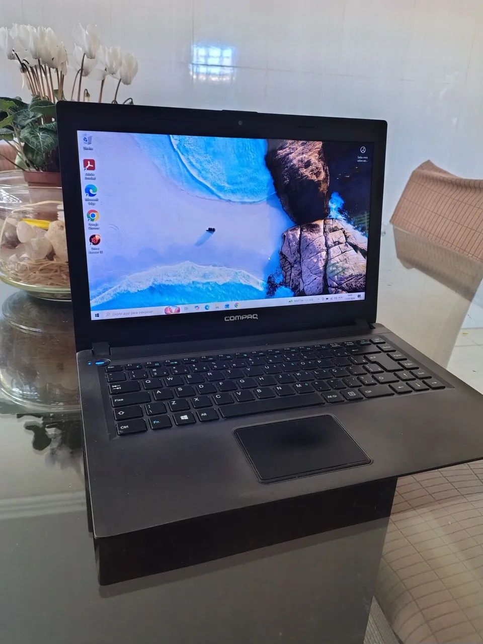 Notebook Compaq 4GB RAM com SSD - Foto 4