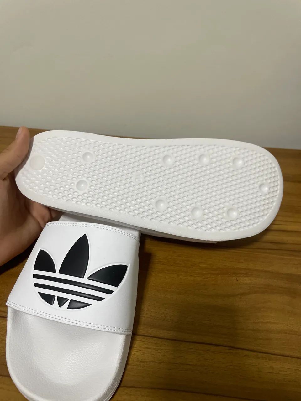 chinelo adidas branco original - Foto 3