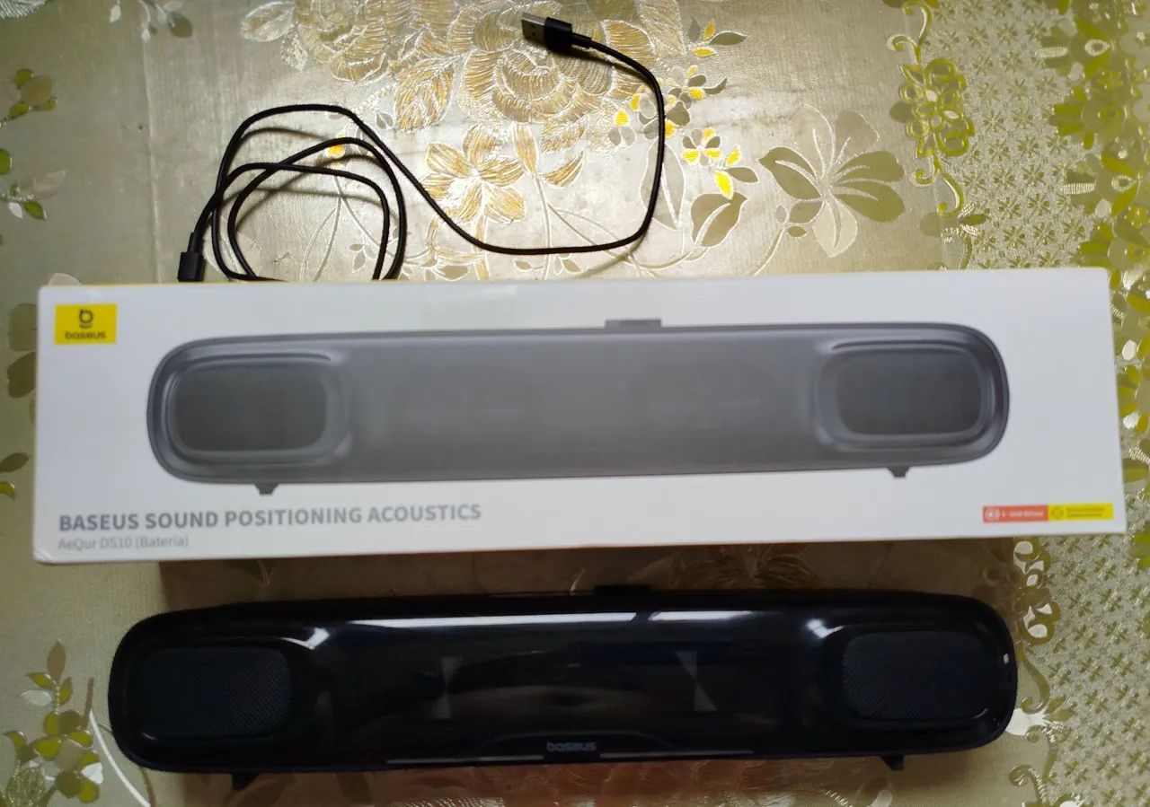 Sound bar baseus 20w ds10 com bateria - Foto 2