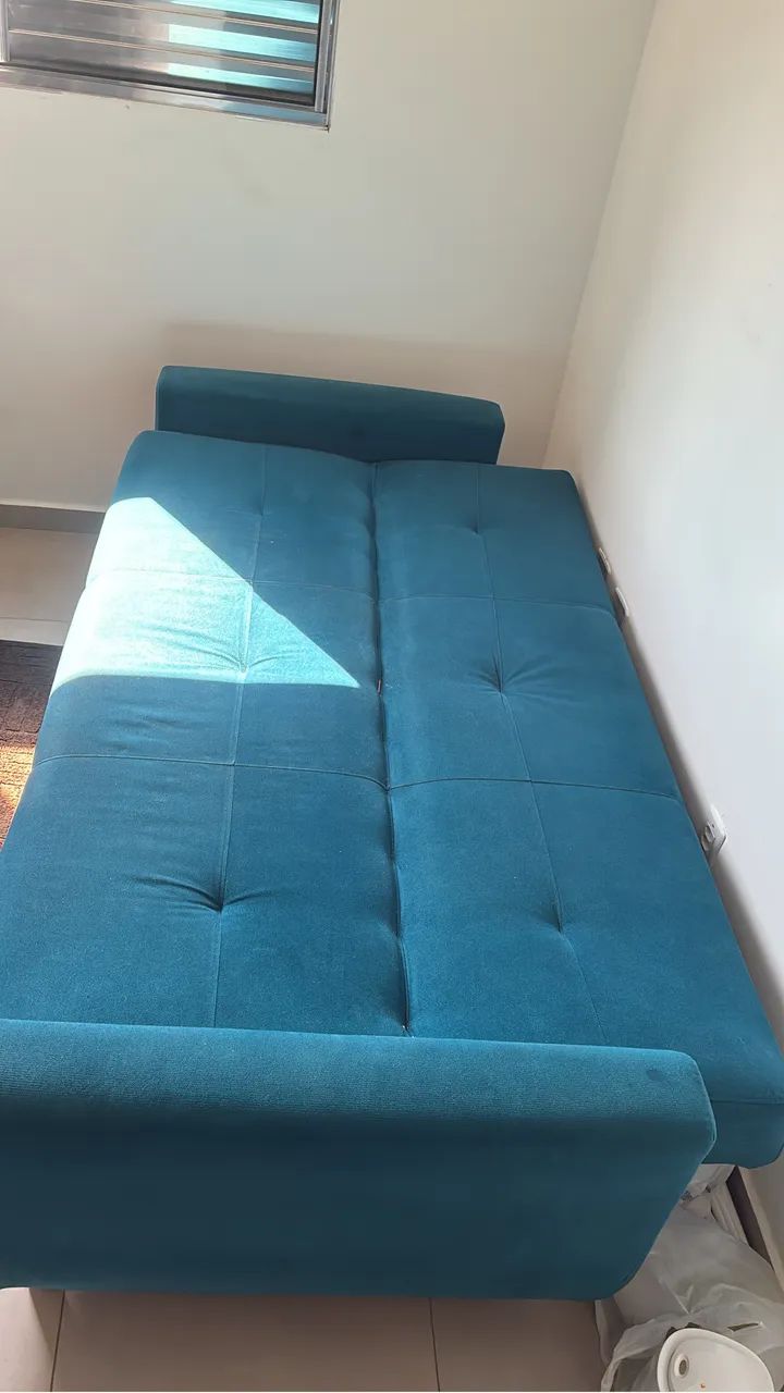 Sofá cama 3 lugares com baú  - Foto 2