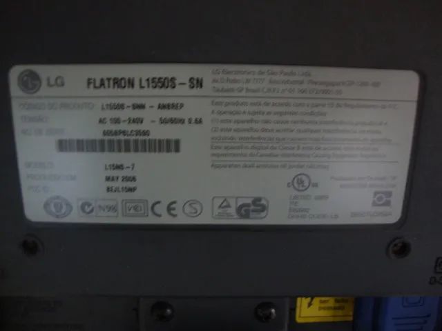 Monitor LG Flatron Modelo L-1550S . - Foto 3