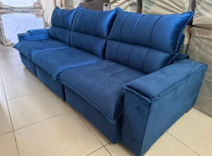 SOFA RETRATIL E RECLINAVEL NOVO DE FABRICA. - Foto 4