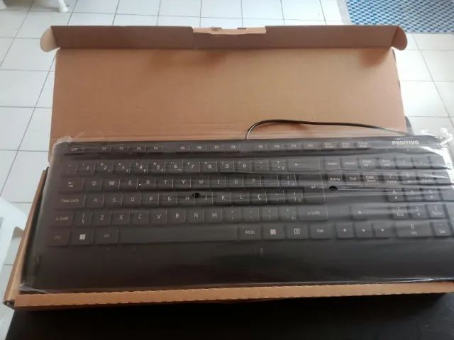 Teclado Positivo USB (SK-6620) - Padrão ABNT2  - Foto 3