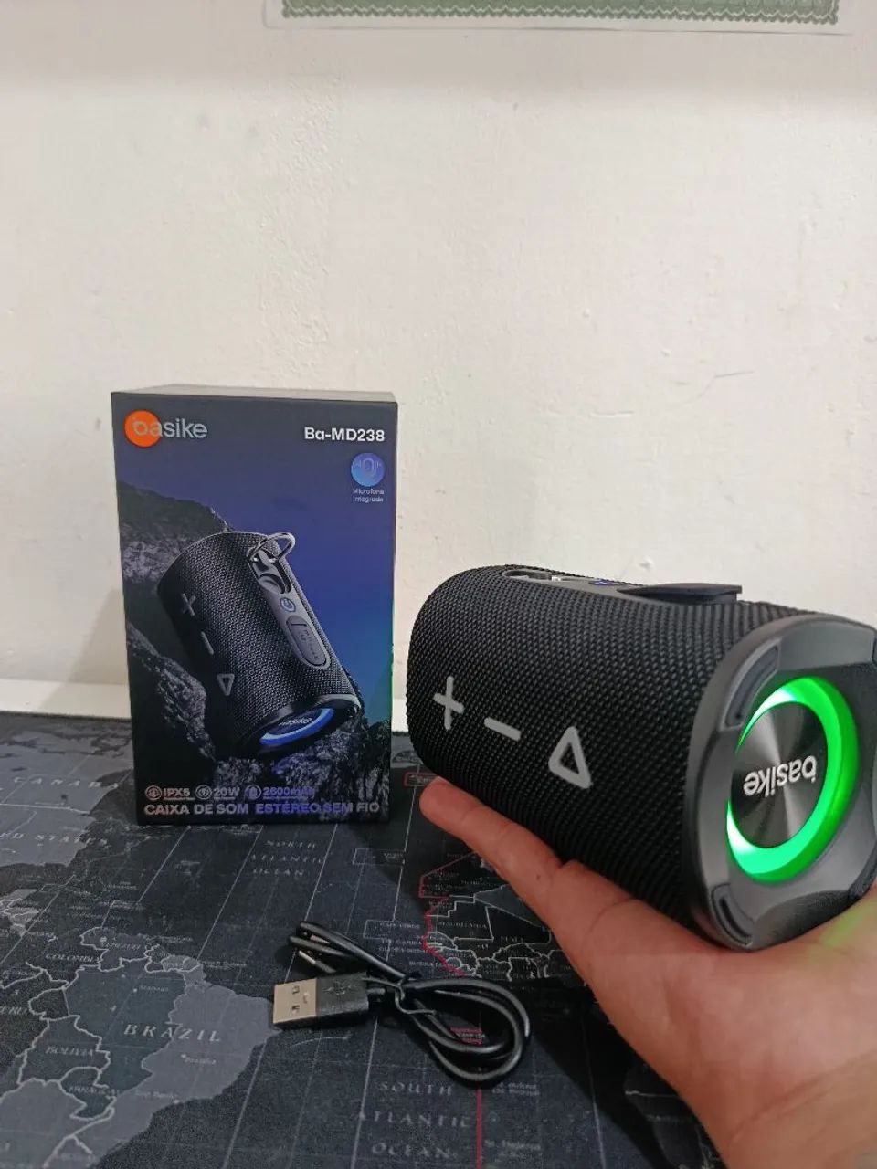 Caixa de som Basike original 20W via Bluetooth  / OFERTA IMPERDÍVEL  - Foto 2