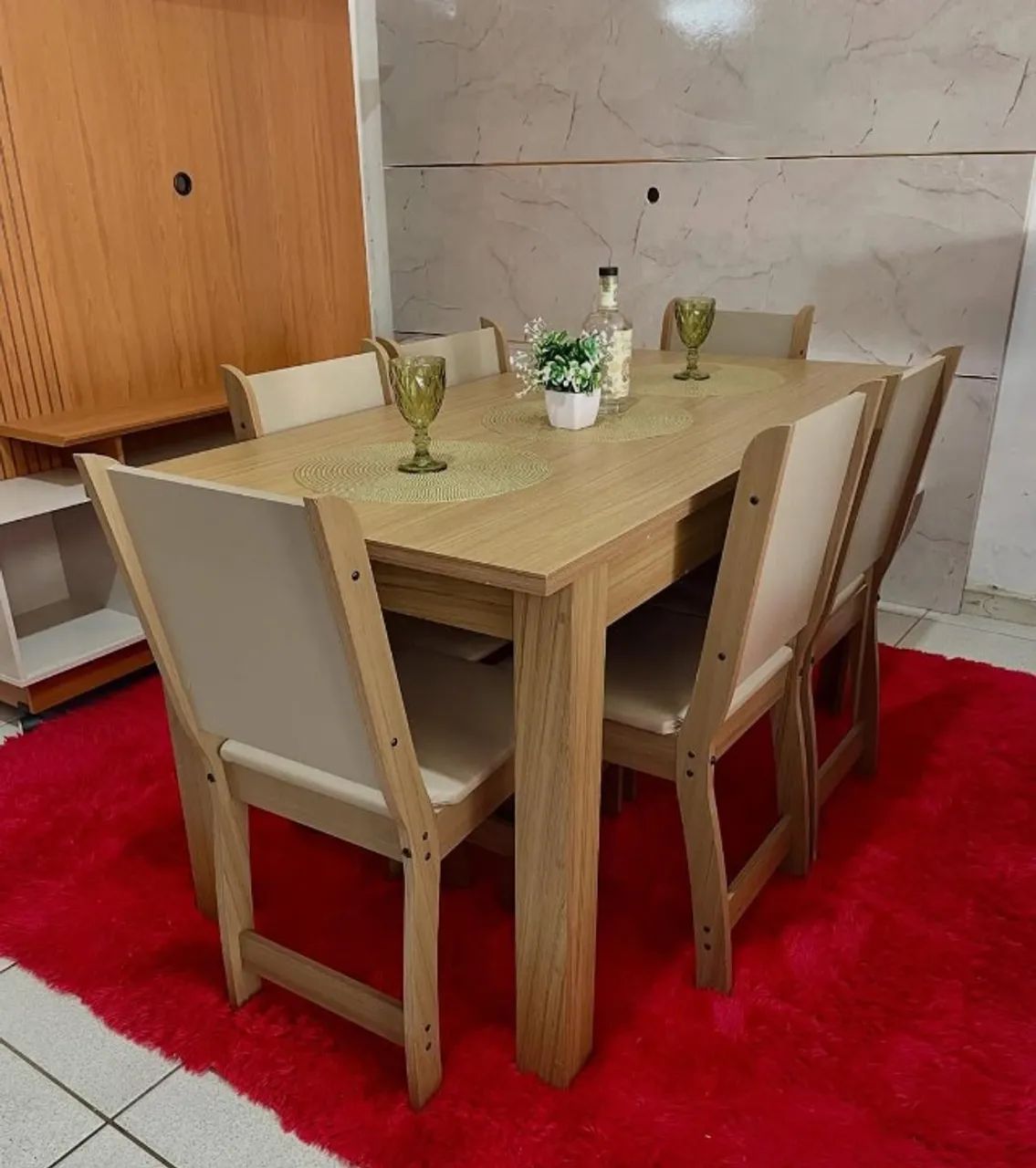 Mesa com 6 lugares// sala de janta completa entregamos  