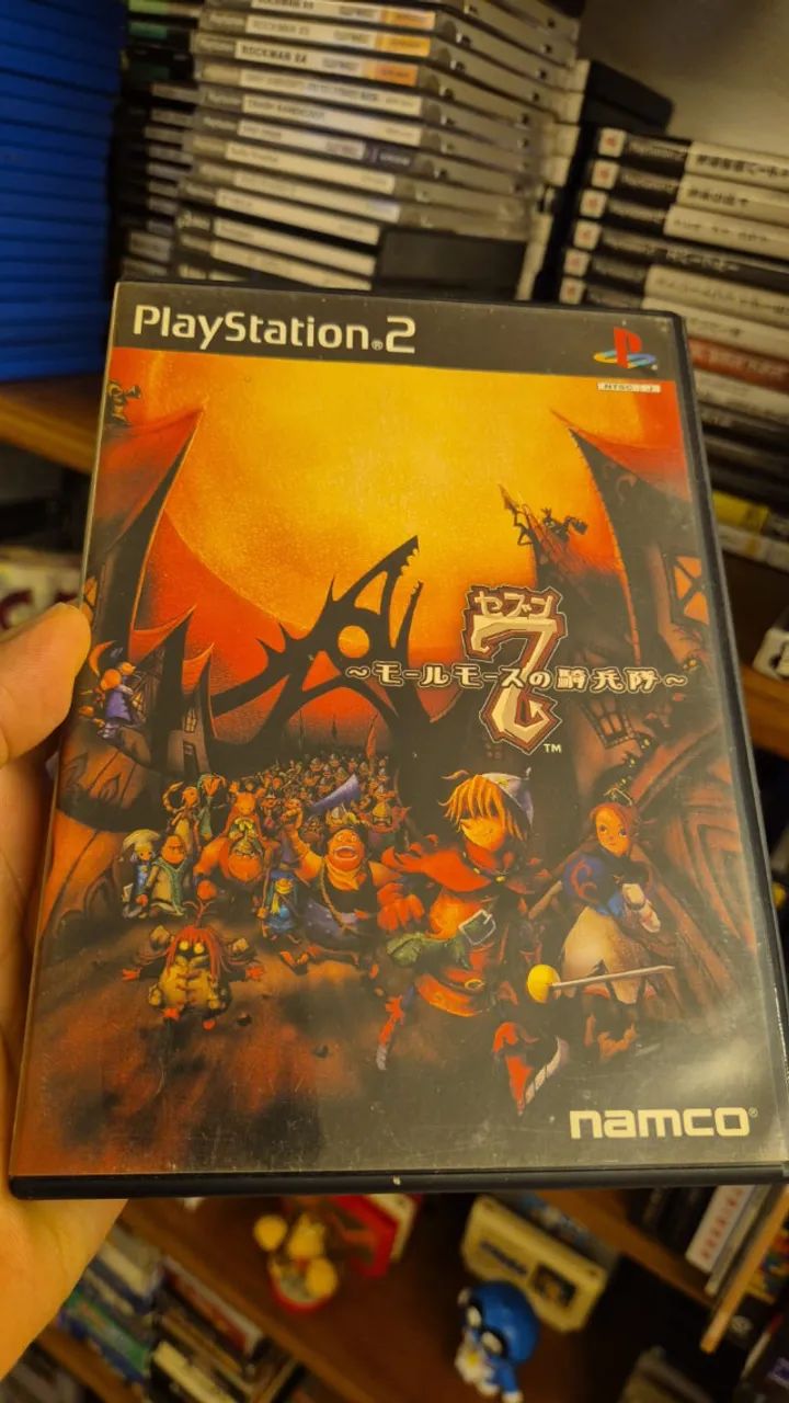 Jogo 7 (Seven) Molmorth no Kiheitai original para PS2 - Jogos de