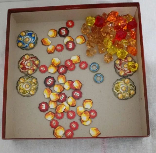 Keyforge Starter Set 1ª Edição faltando uma chave + marcadores em