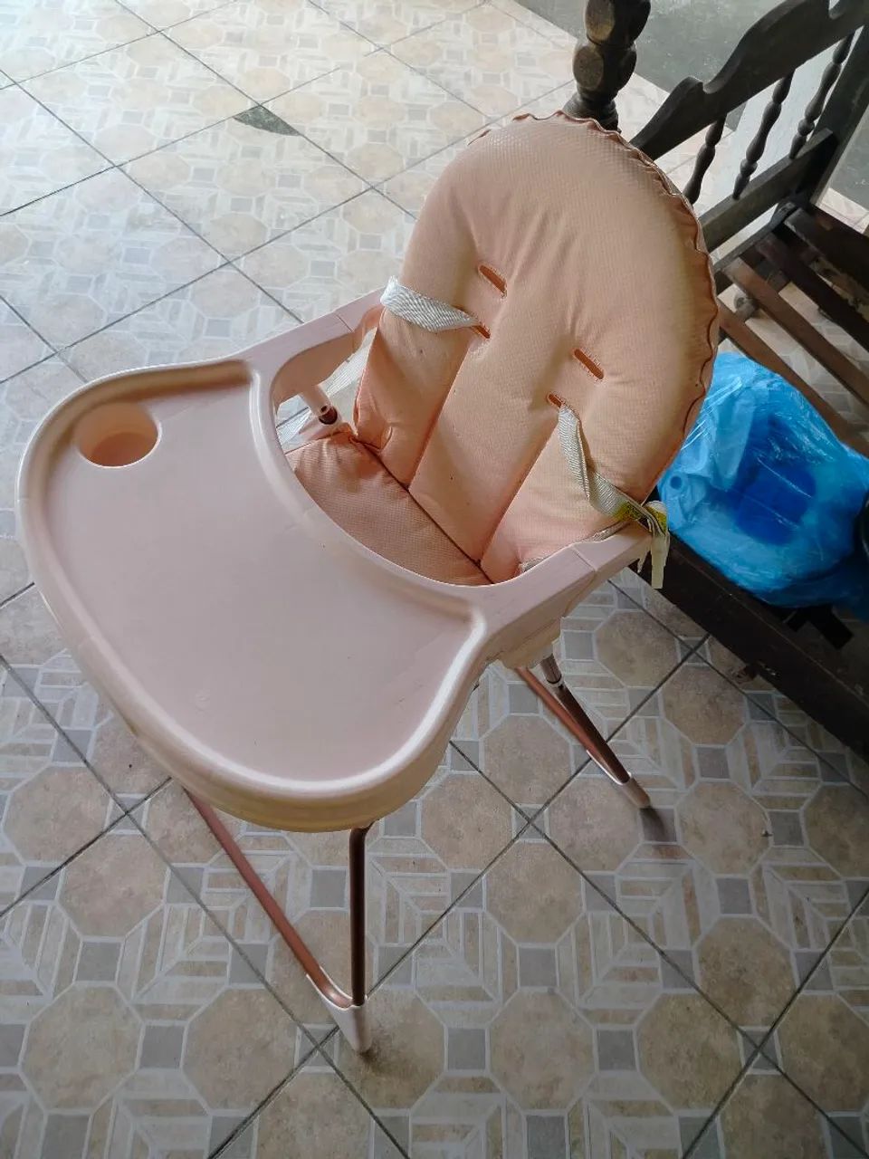 Cadeirinha de alimentação ROSA - Foto 2