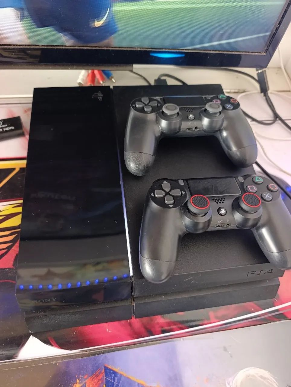 Playstation 4 1 Terá e mais 3 jogos de brinde  - Foto 2