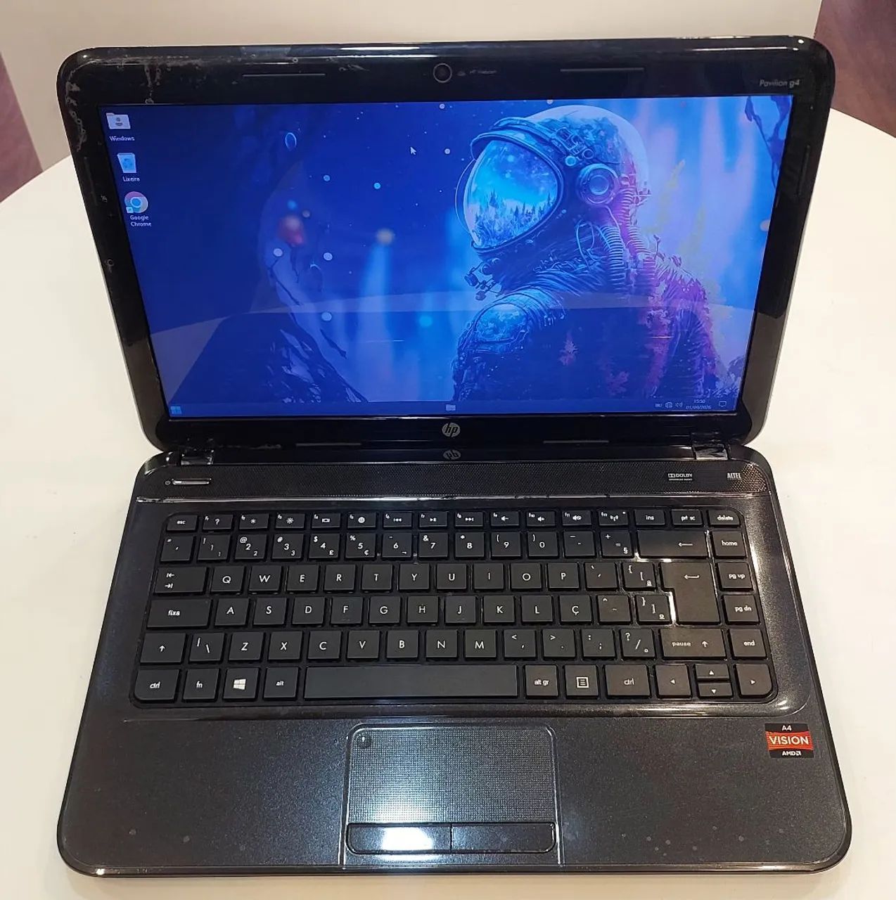 Notebook HP aceito cartão 